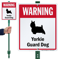 Warning  LawnBoss™ Signs