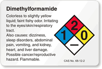 Corn Starch NFPA Chemical Hazard Label