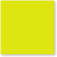 Fluorescent Chartreuse Color Coded Label