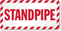 Standpipe Label