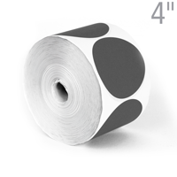 Black Circle Color Coded 500 Labels/Roll Dot Stickers