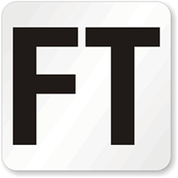 FT Pool Depth Marker