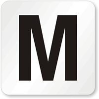 M Pool Depth Marker