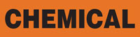 Chemical (Orange) Adhesive Pipe Marker