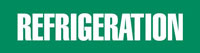 Refrigeration (Green) Adhesive Pipe Marker