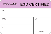 ESD Certified Label [add name or logo]