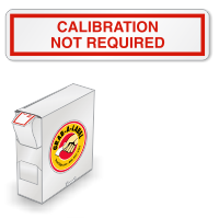 Calibration Not Req., 1/2" x 2", 4 Mil Flexible Vinyl