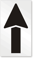 Up Arrow Symbol Stencil