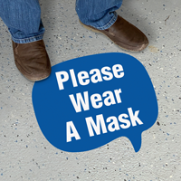 Chat Bubble - Please Wear a Mask