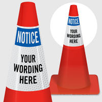 Custom OSHA Notice Cone Collar