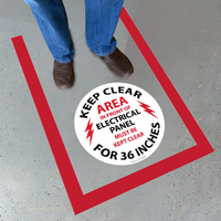 Electrical Panel Superior Mark Floor Sign Kit