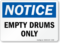 Notice  Sign