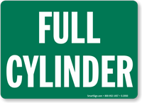 Full Cylinder Sign