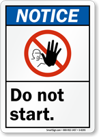 Notice  Sign