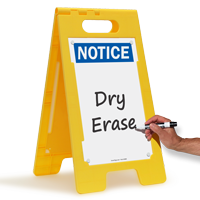 Notice FloorBoss XL™ Free-Standing Sign