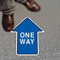 Uni Directional Social Distancing Floor Sign