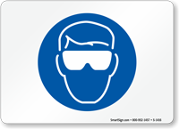 Safety Glasses Symbol Sign