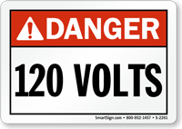 Danger ANSI  Sign