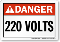 Danger ANSI  Sign