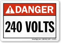 Danger ANSI  Sign
