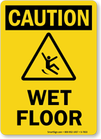 Wet Floor Caution Sign
