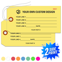 Double Sided Warehouse Tag, (5.75" x 2.875")