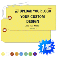 Single Sided Warehouse Tag, (6.25" x 3.125")