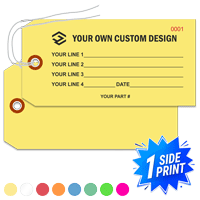 Single Sided Horizontal Warehouse Tag, (5.75" x 2.875")