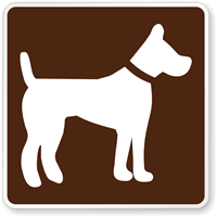 Dog Symbol - Traffic Sign