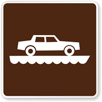Ferry Symbol - Traffic Sign