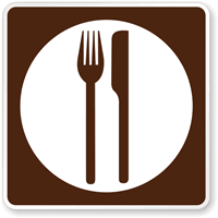 Food Symbol - Traffic Sign