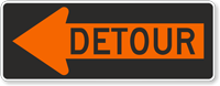 MUTCD Compliant Detour Arrow Sign