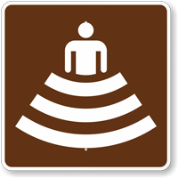 Amphitheater, MUTCD Guide Sign for Campground