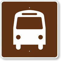 Bus Stop, MUTCD Guide Sign for Campground
