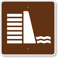 Dam, MUTCD Guide Sign for Campground