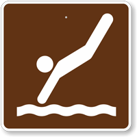 Diving, MUTCD Guide Sign for Campground