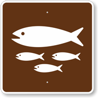 Fish Hatchery, MUTCD Guide Sign for Campground