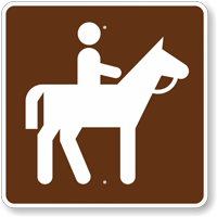 Horse Trail, MUTCD Guide Sign for Campground