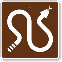 Rattlesnakes, MUTCD Guide Sign for Campground