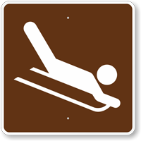 Sledding, MUTCD Guide Sign for Campground