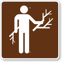 Wood Gathering, MUTCD Guide Sign for Campground