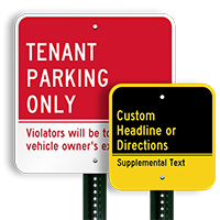 Supplemental Text Sign