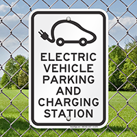 Electric Vehicle Charging Station Signs