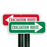 Evacuation Route Sign