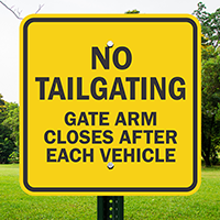 Gate Arm Closes After Each Vehicle Signs