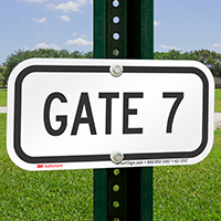 GATE 7 Sign