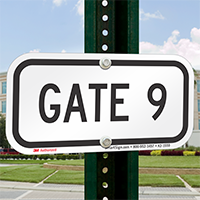 GATE 9 Sign