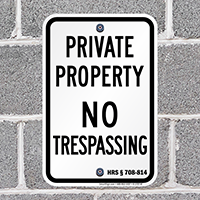 Hawaii No Trespassing Sign