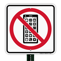 No Cell Phone Sign