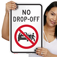 No Drop Off Signs